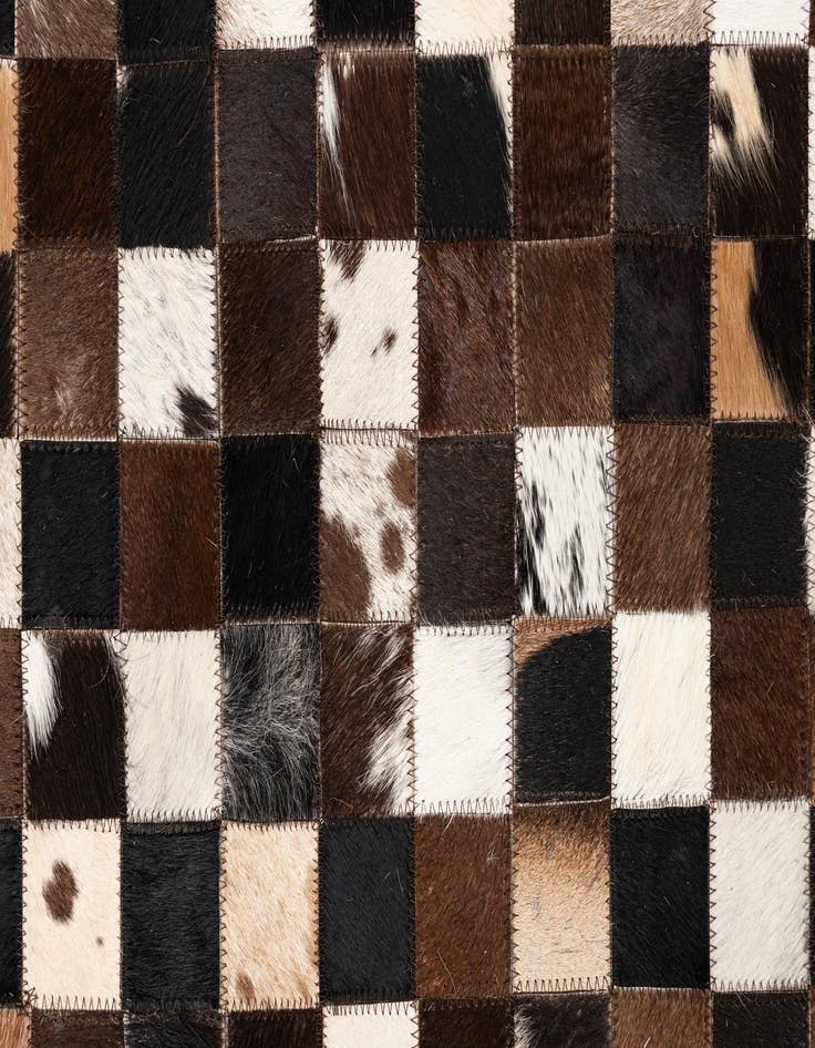 Detail image of  5' x 8' Cowhide Leather Rug