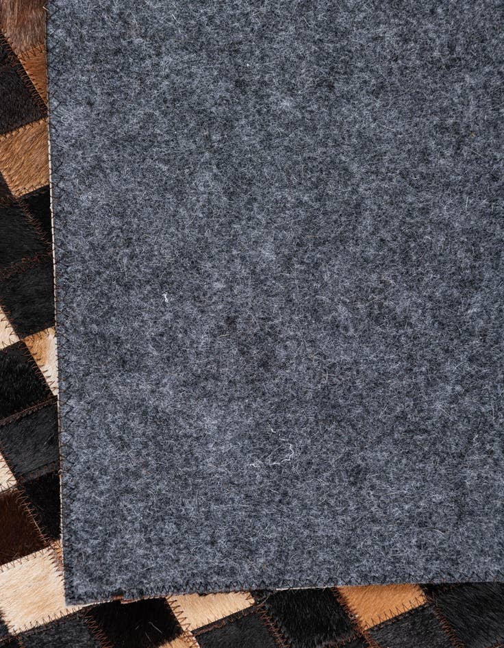 Detail image of  5' x 7' 8 Cowhide Leather Rug