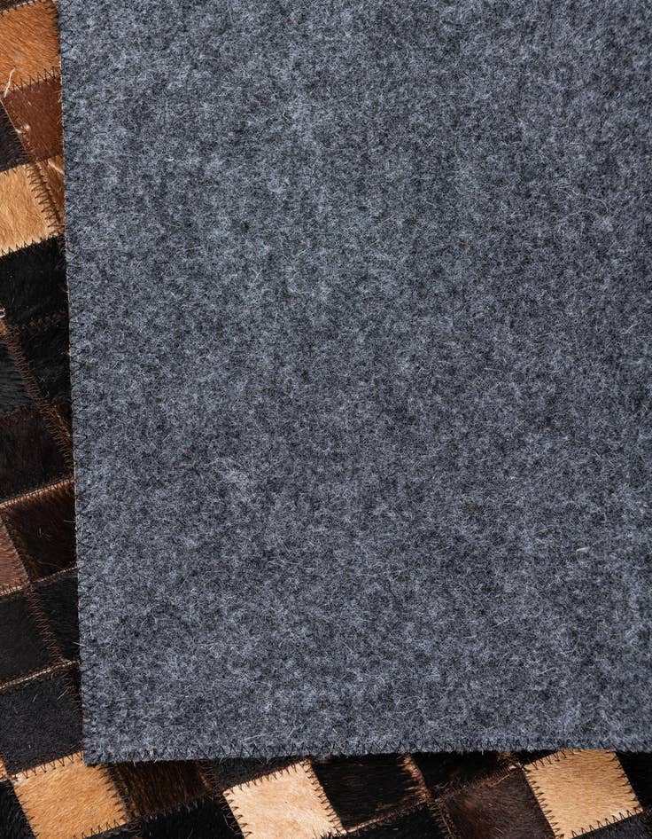 Detail image of  5' x 7' 9 Cowhide Leather Rug