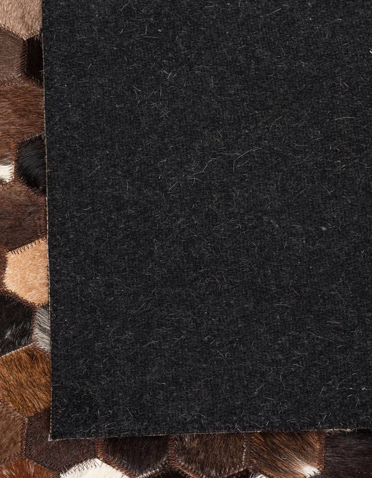 Detail image of  5' x 8' Cowhide Leather Rug