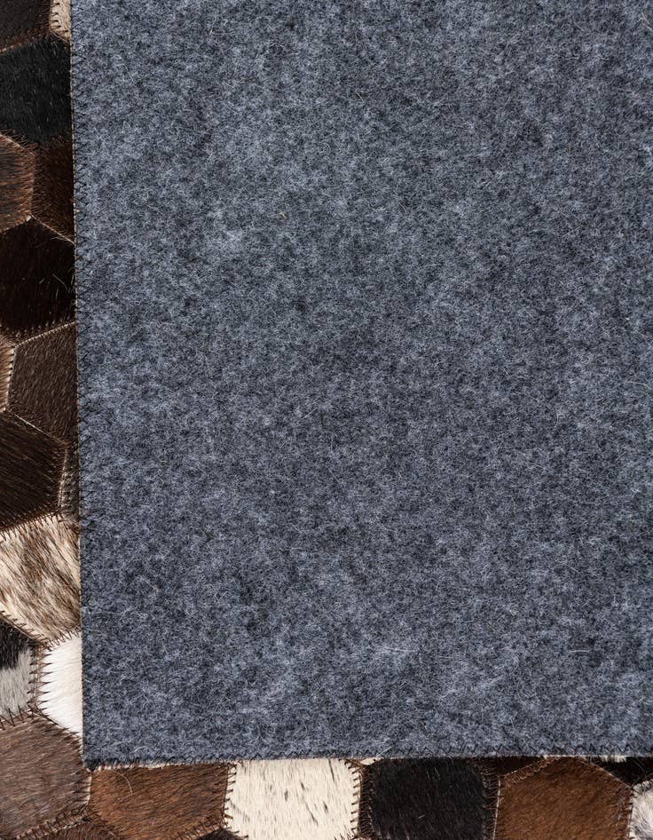 Detail image of  5' x 8' Cowhide Leather Rug