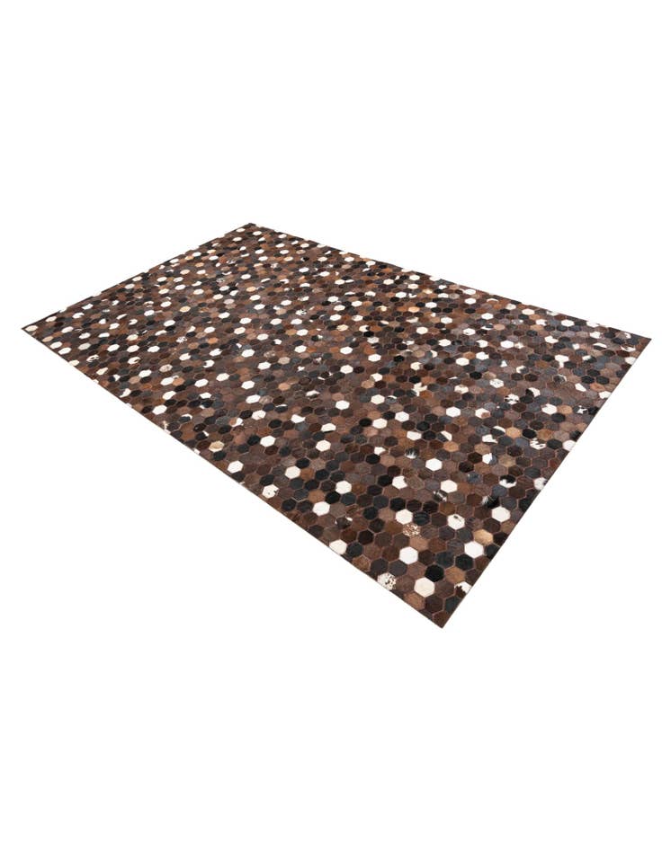 Detail image of  5' x 8' Cowhide Leather Rug