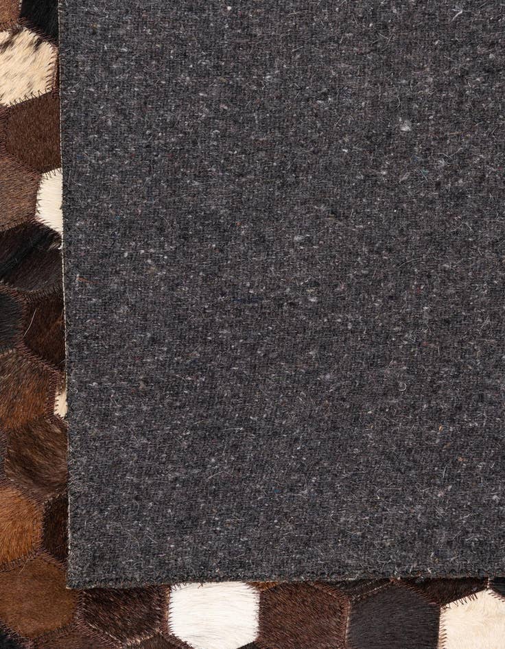 Detail image of  5' x 8' Cowhide Leather Rug