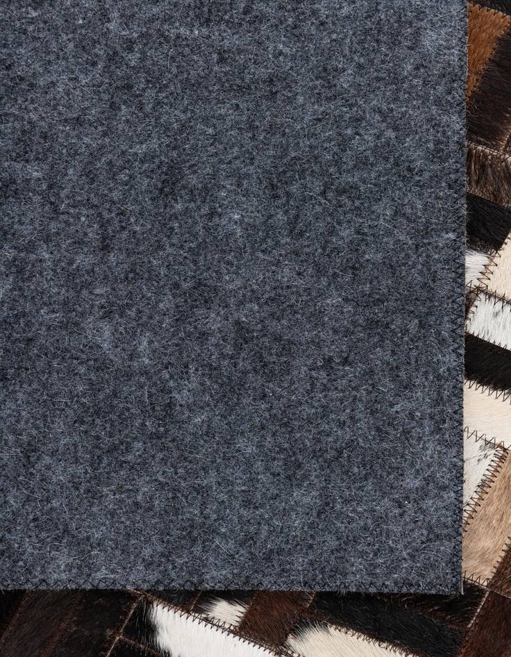 Detail image of  5' x 7' 8 Cowhide Leather Rug