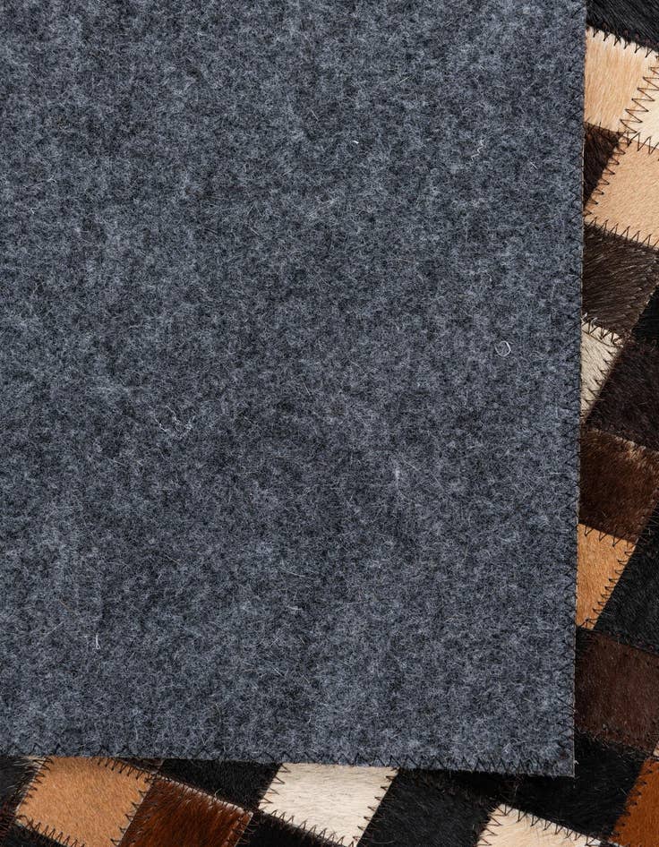 Detail image of  5' x 8' Cowhide Leather Rug