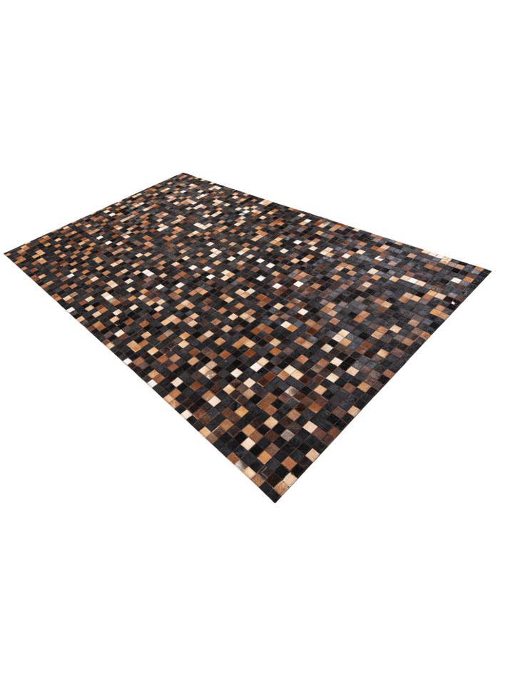 Detail image of  5' x 8' Cowhide Leather Rug