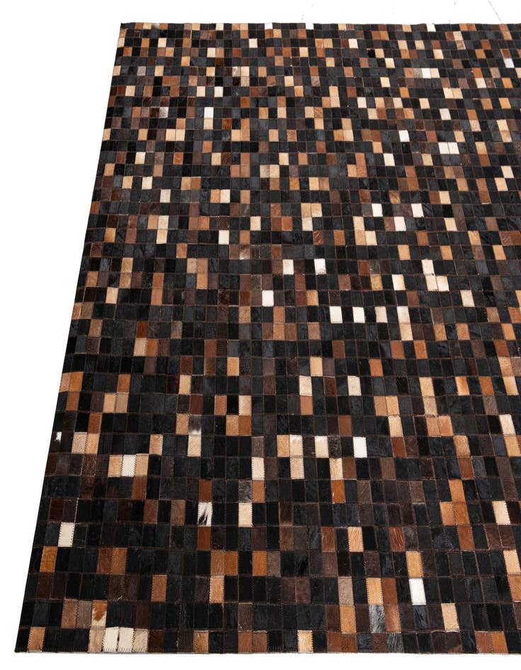 Detail image of  5' x 8' Cowhide Leather Rug