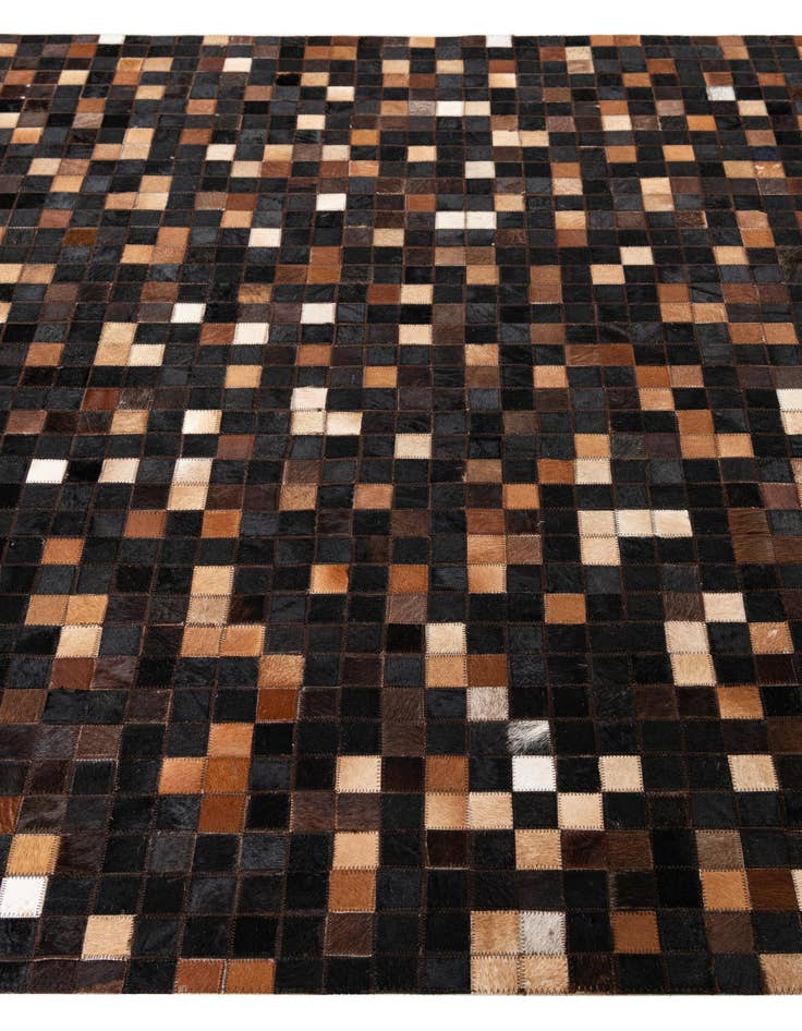 Detail image of  5' x 8' Cowhide Leather Rug