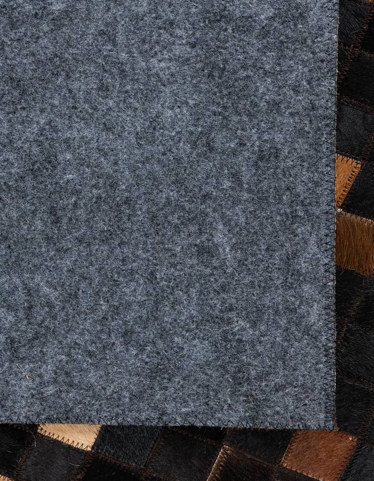 Detail image of  5' x 8' Cowhide Leather Rug
