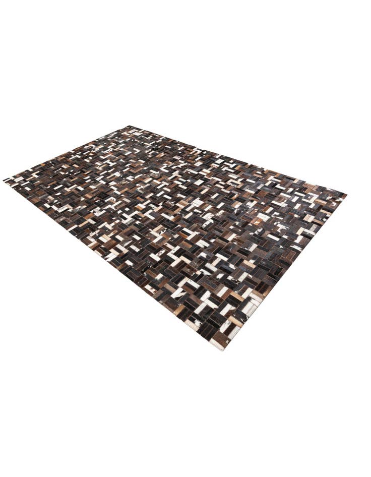Detail image of  5' x 8' Cowhide Leather Rug
