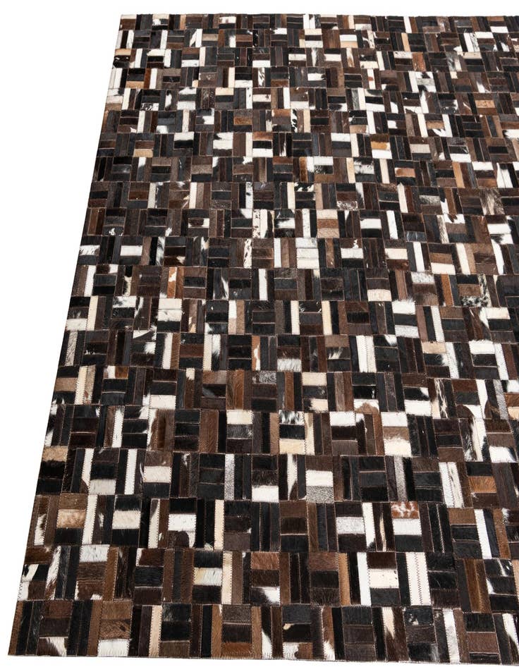 Detail image of  5' x 8' Cowhide Leather Rug