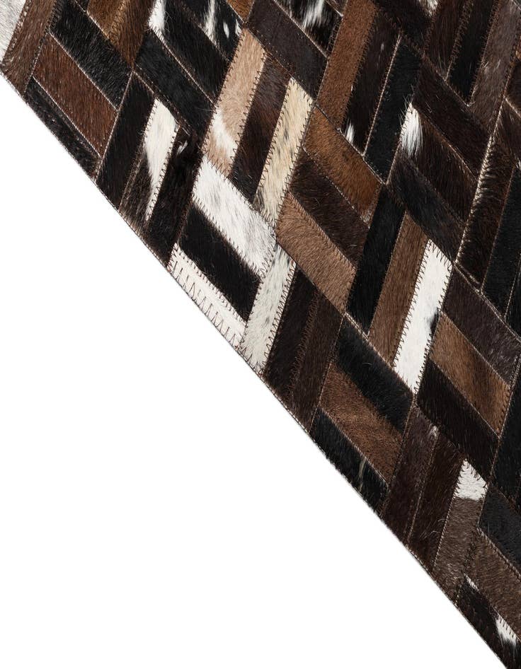 Detail image of  5' x 8' Cowhide Leather Rug