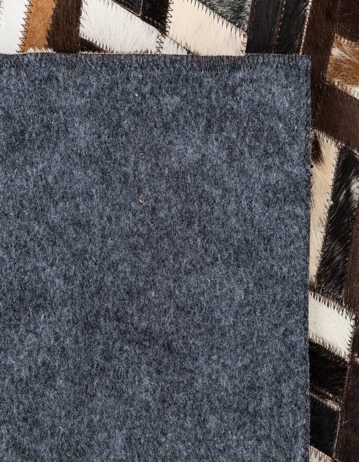 Detail image of  5' x 8' Cowhide Leather Rug