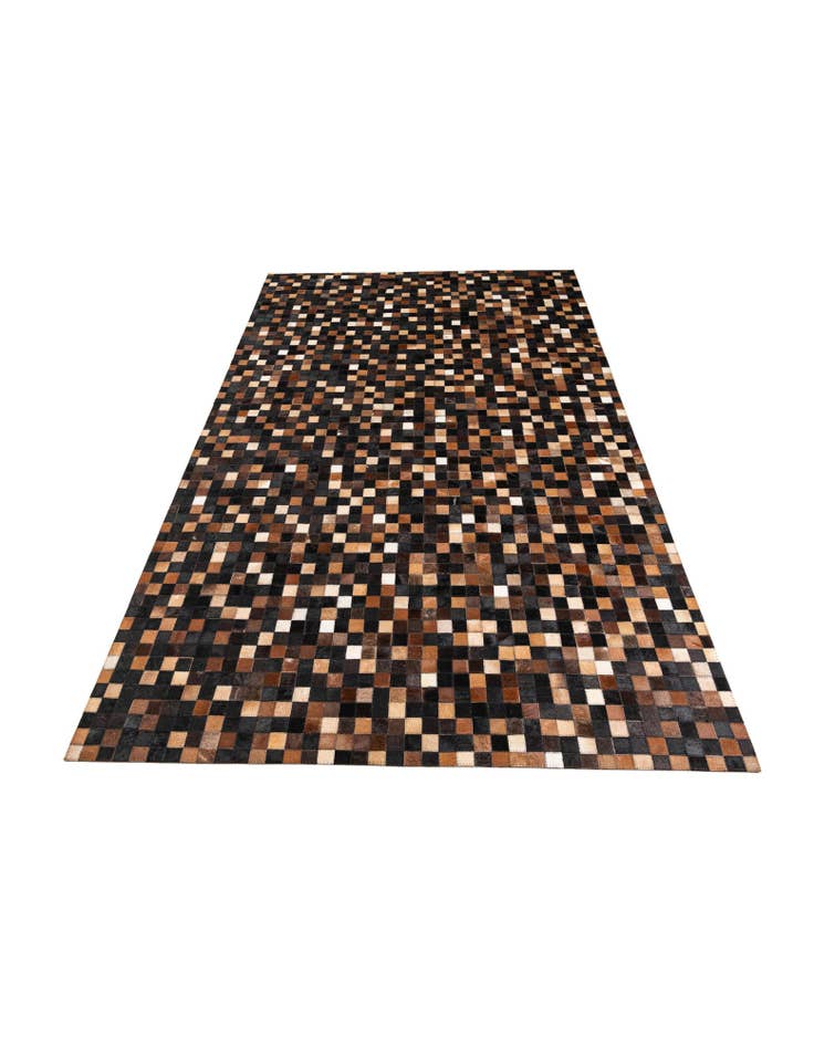 Detail image of  5' x 8' Cowhide Leather Rug