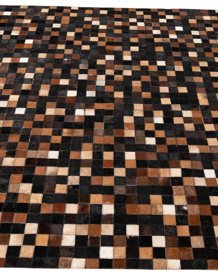 Detail image of  5' x 8' Cowhide Leather Rug