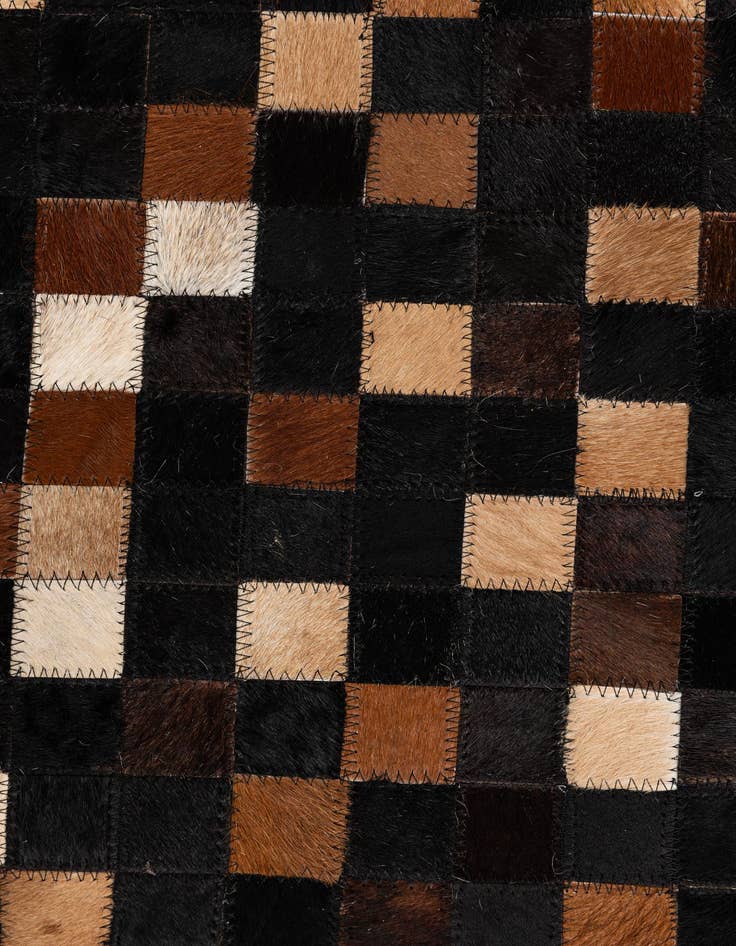 Detail image of  5' x 8' Cowhide Leather Rug