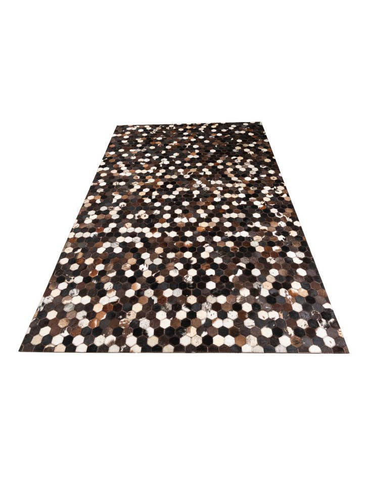 Detail image of  5' x 7' 10 Cowhide Leather Rug