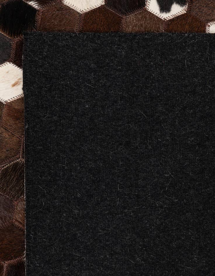 Detail image of  5' x 8' Cowhide Leather Rug