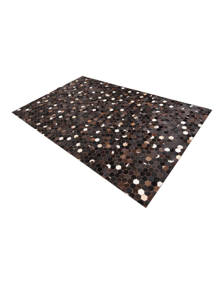 Detail image of  5' 1 x 8' Cowhide Leather Rug