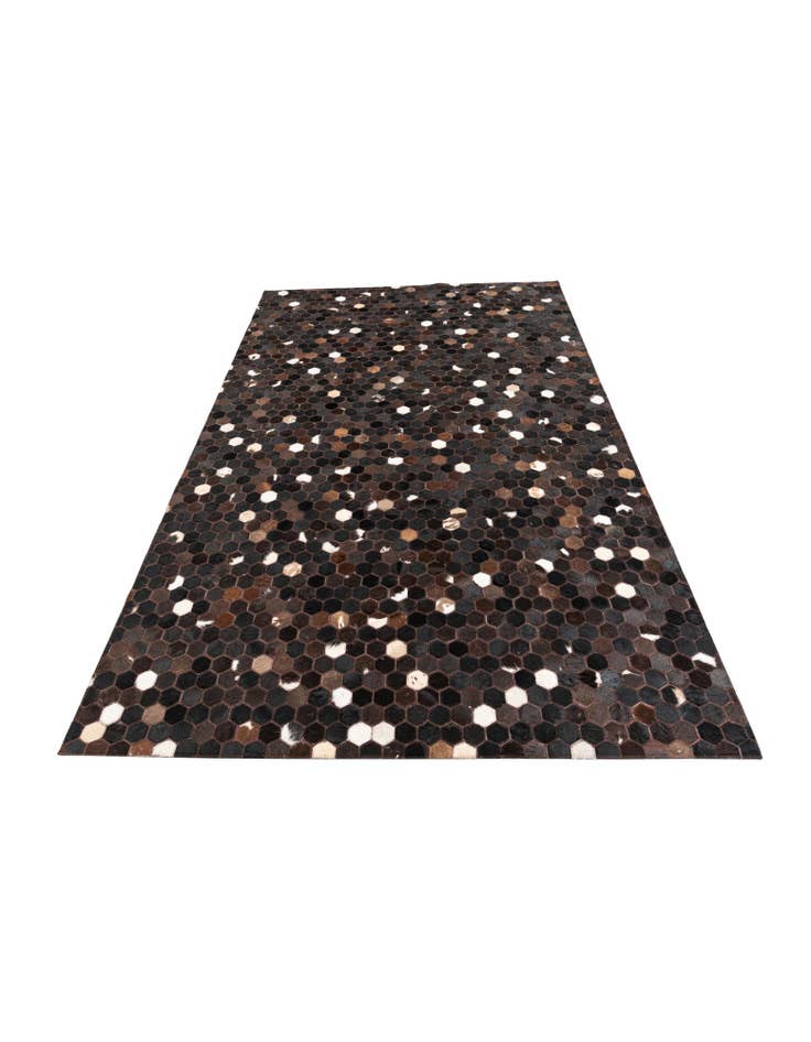 Detail image of  5' 1 x 8' Cowhide Leather Rug