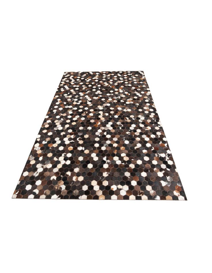 Detail image of  5' x 7' 10 Cowhide Leather Rug