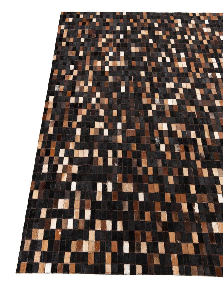 Detail image of  5' x 8' Cowhide Leather Rug