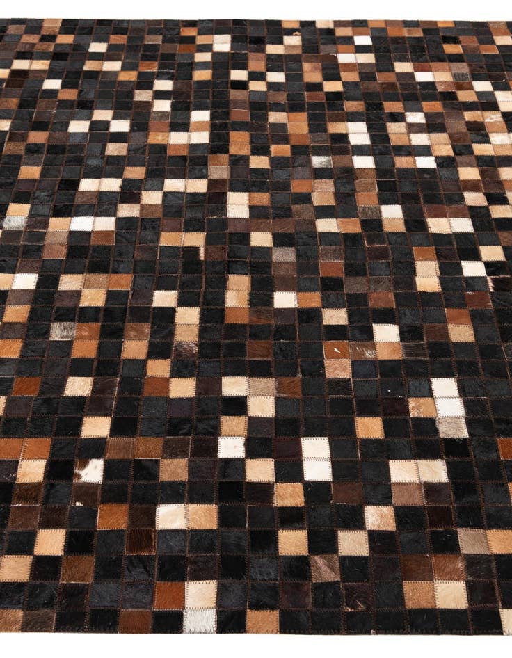 Detail image of  5' x 8' Cowhide Leather Rug