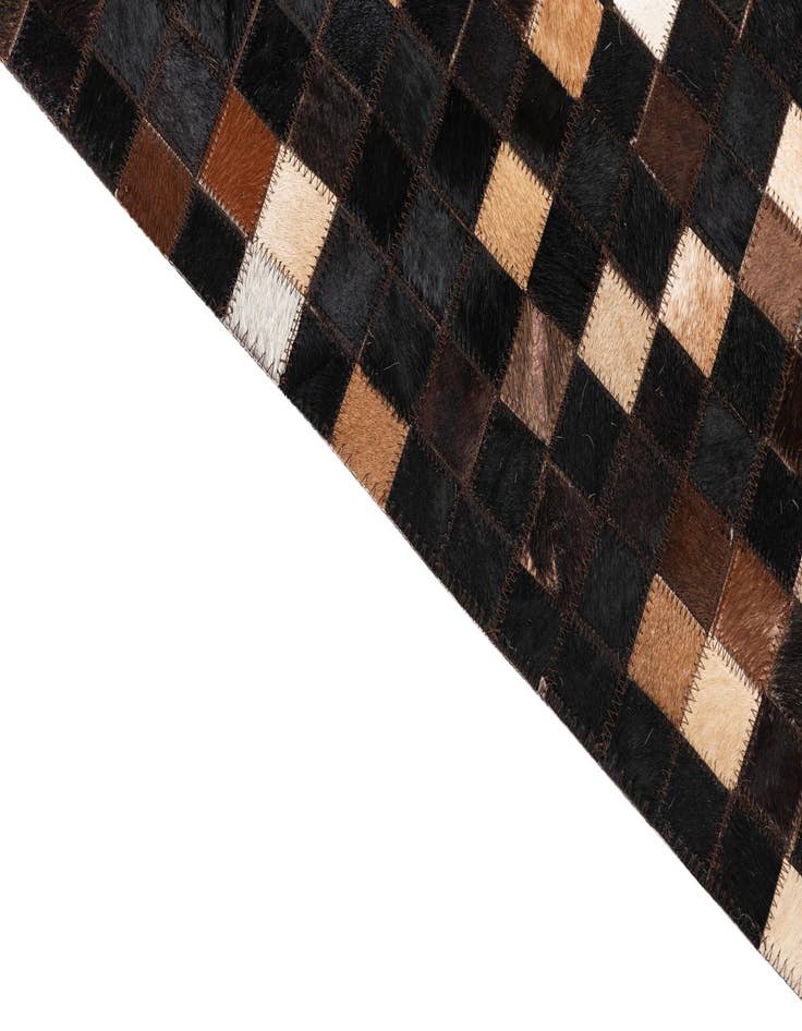 Detail image of  5' x 8' Cowhide Leather Rug