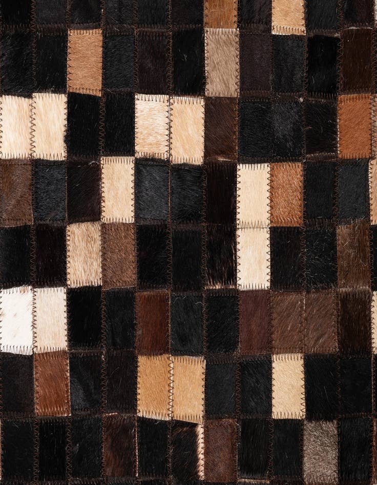 Detail image of  5' x 8' Cowhide Leather Rug