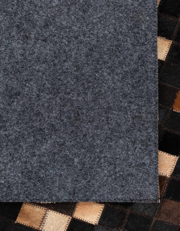 Detail image of  5' x 8' Cowhide Leather Rug