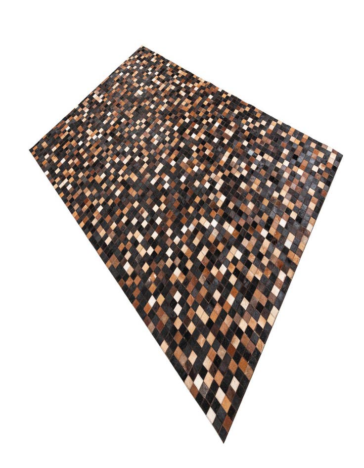 Detail image of  5' x 8' Cowhide Leather Rug