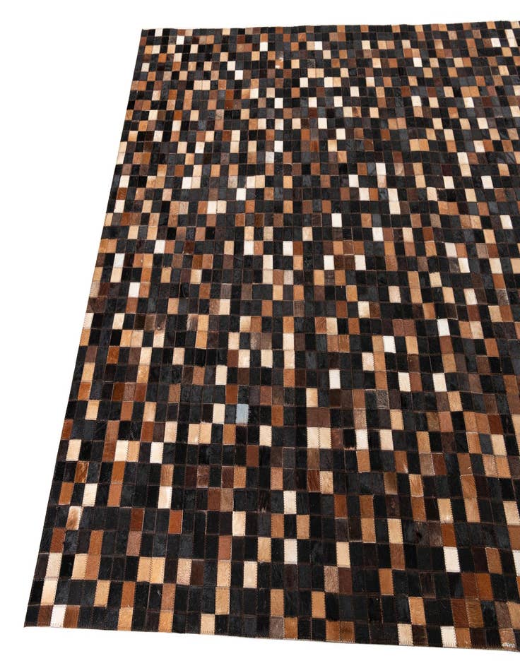 Detail image of  5' x 8' Cowhide Leather Rug