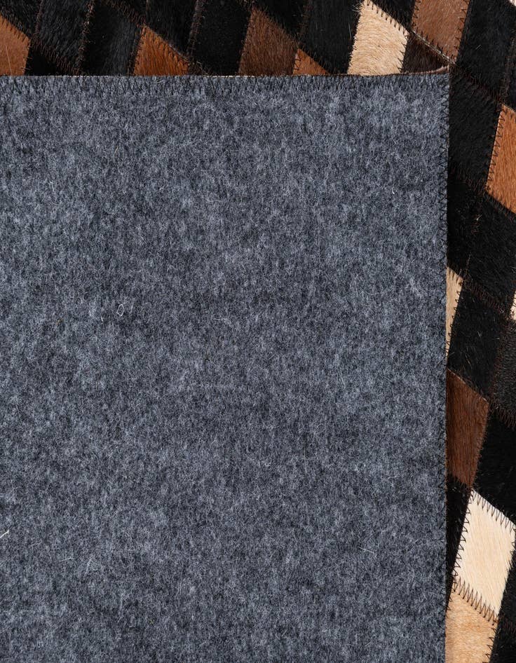 Detail image of  5' x 8' Cowhide Leather Rug