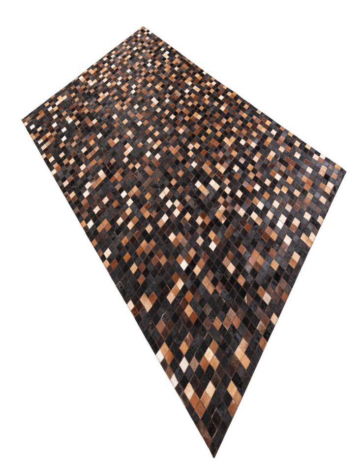 Detail image of  5' x 8' Cowhide Leather Rug