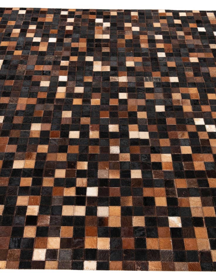 Detail image of  5' x 8' Cowhide Leather Rug