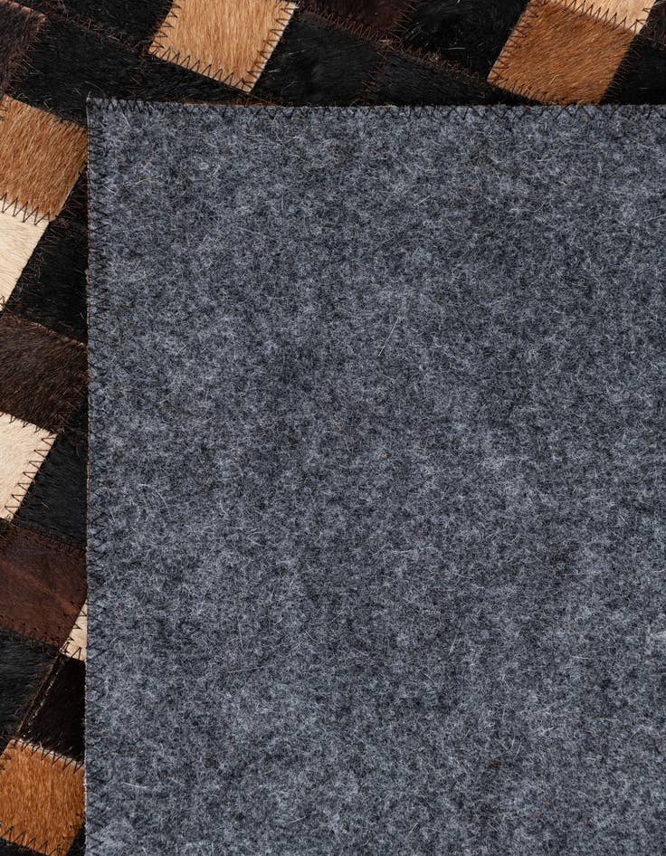 Detail image of  5' x 8' Cowhide Leather Rug