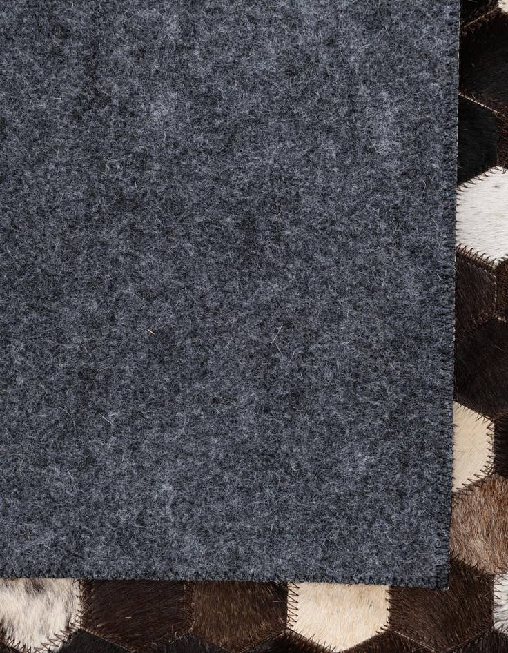 Detail image of  5' 2 x 8' Cowhide Leather Rug