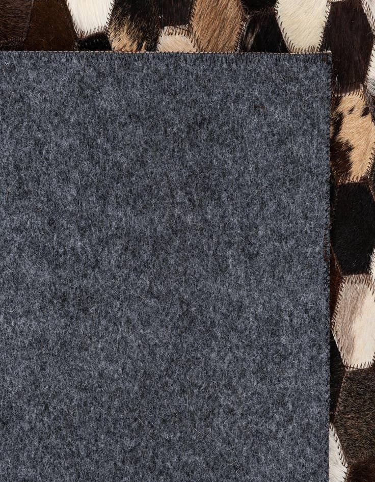 Detail image of  5' x 8' Cowhide Leather Rug