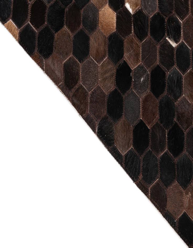 Detail image of  5' x 8' Cowhide Leather Rug