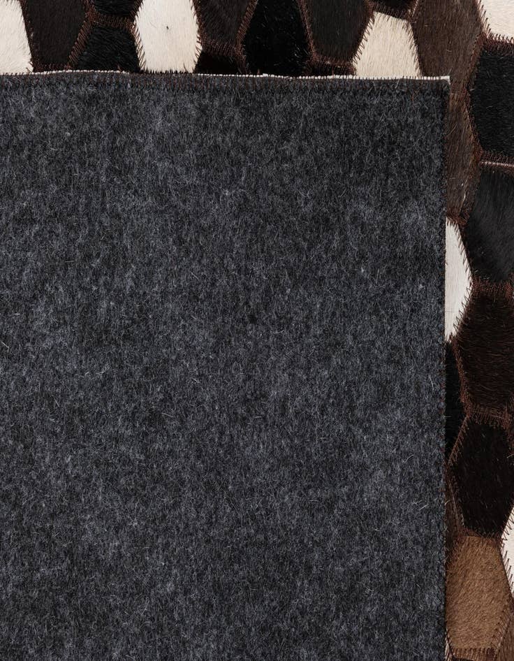 Detail image of  5' x 8' Cowhide Leather Rug