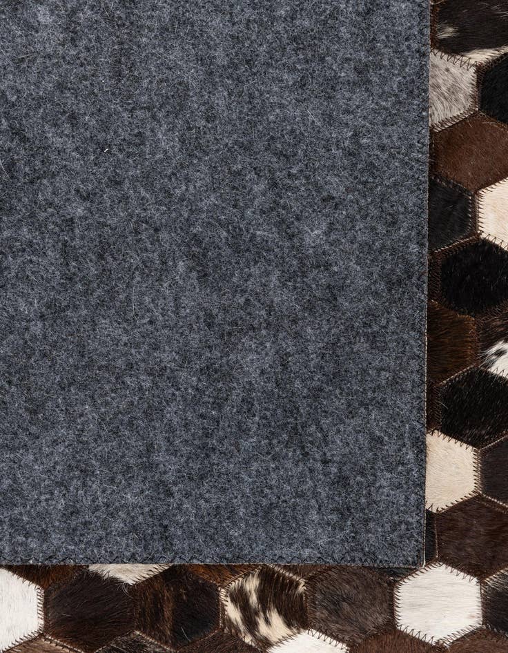 Detail image of  5' 1 x 8' Cowhide Leather Rug