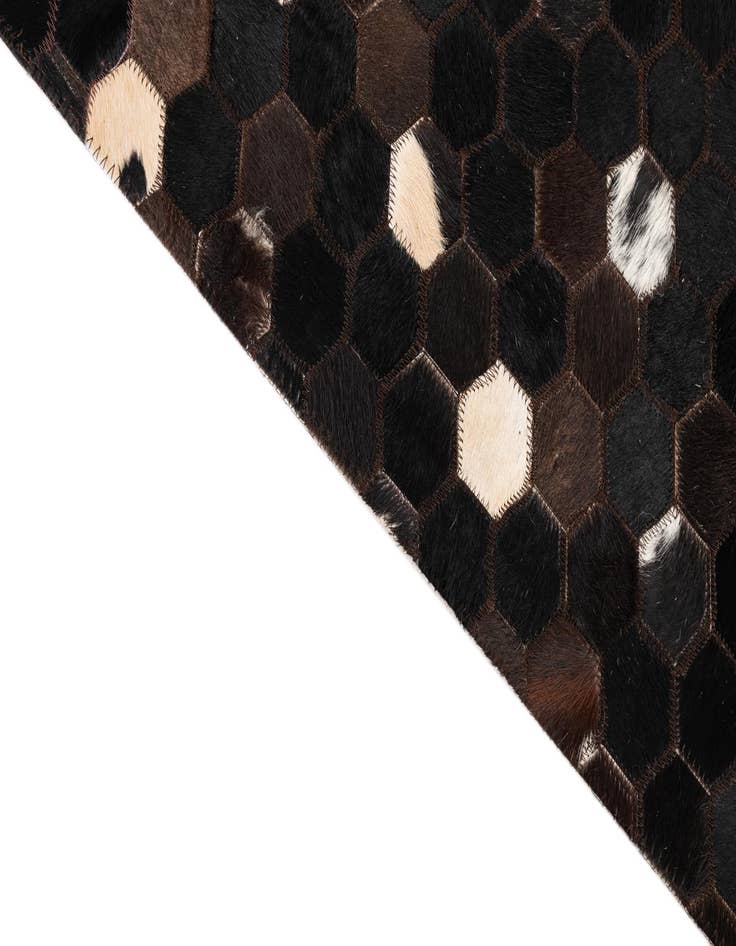 Detail image of  5' x 8' Cowhide Leather Rug