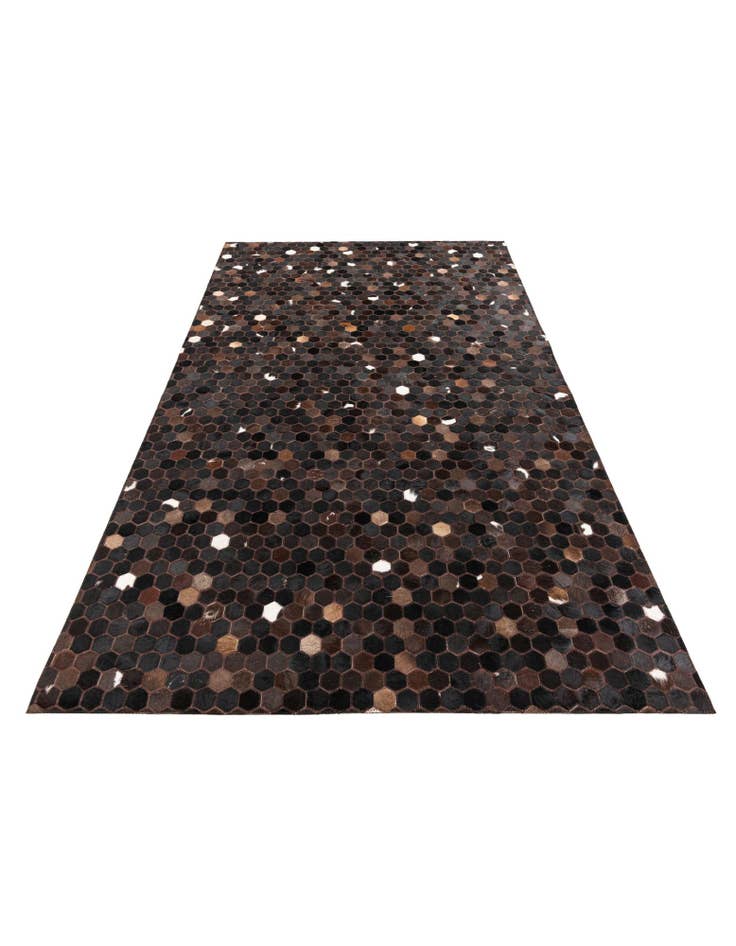 Detail image of  5' x 8' 2 Cowhide Leather Rug