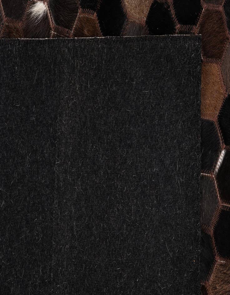 Detail image of  5' x 8' 2 Cowhide Leather Rug