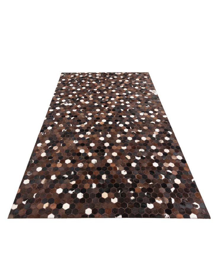 Detail image of  5' x 8' Cowhide Leather Rug