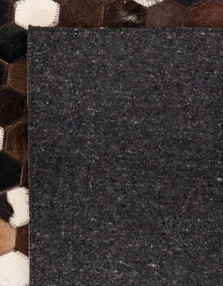 Detail image of  5' x 8' Cowhide Leather Rug