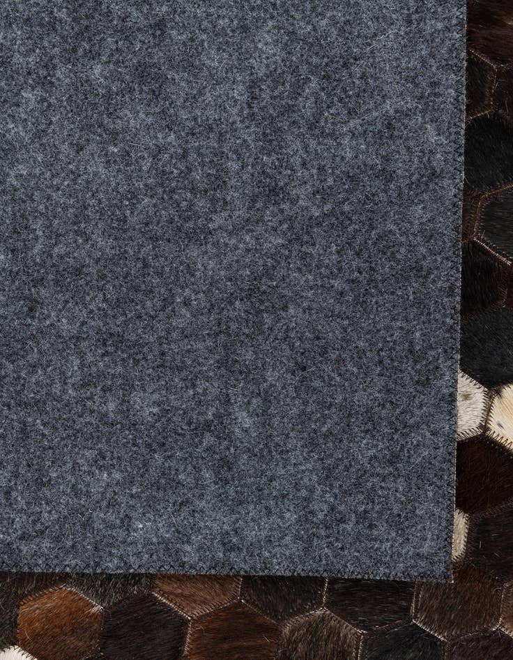 Detail image of  5' 1 x 8' Cowhide Leather Rug