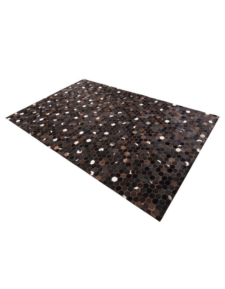 Detail image of  5' 1 x 8' Cowhide Leather Rug