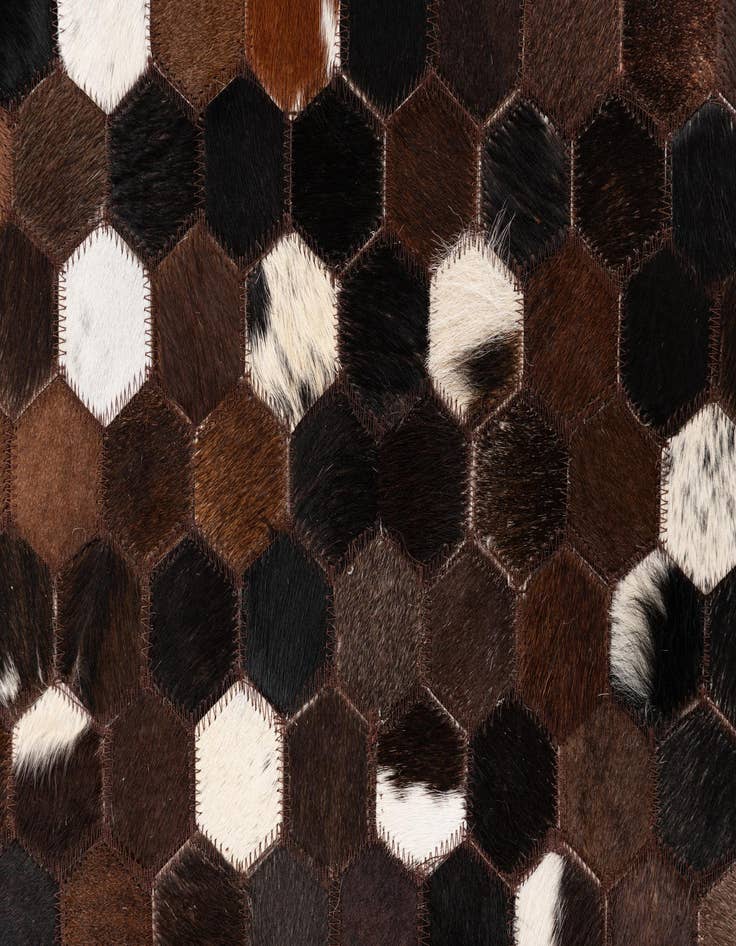 Detail image of  5' x 8' Cowhide Leather Rug