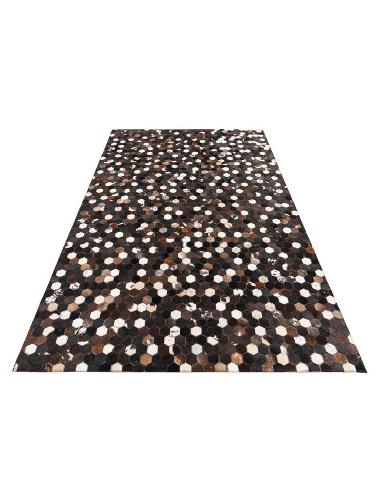 Detail image of  5' 2 x 8' Cowhide Leather Rug